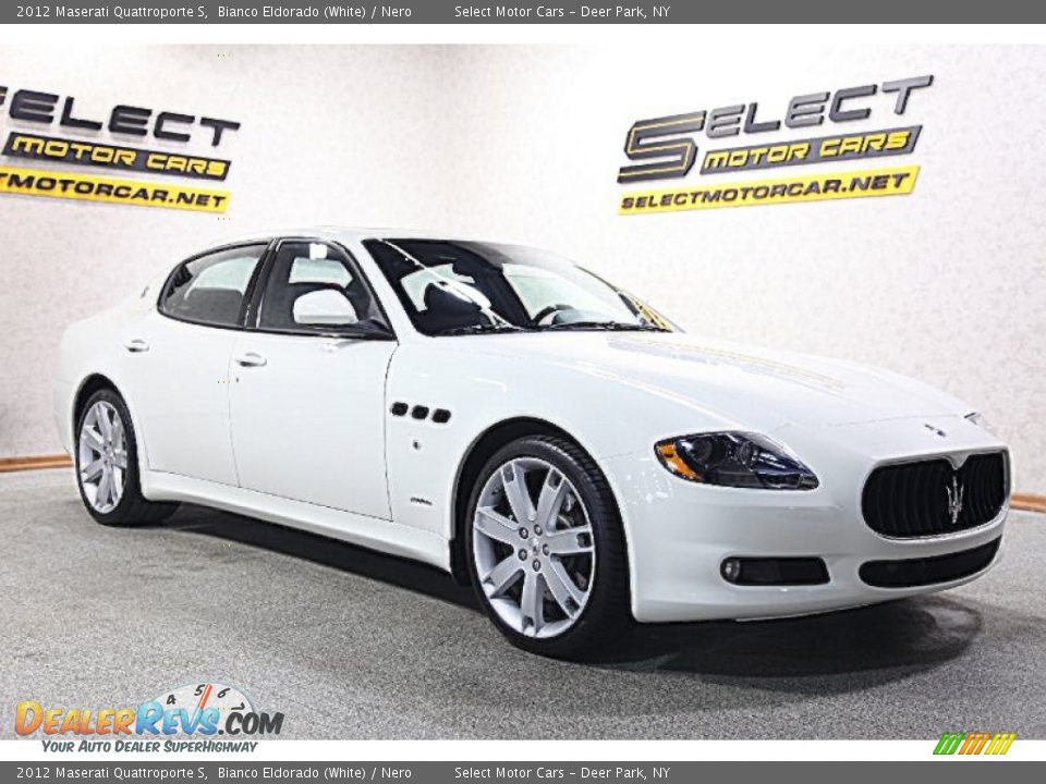 2012 Maserati Quattroporte S Bianco Eldorado (White) / Nero Photo #3