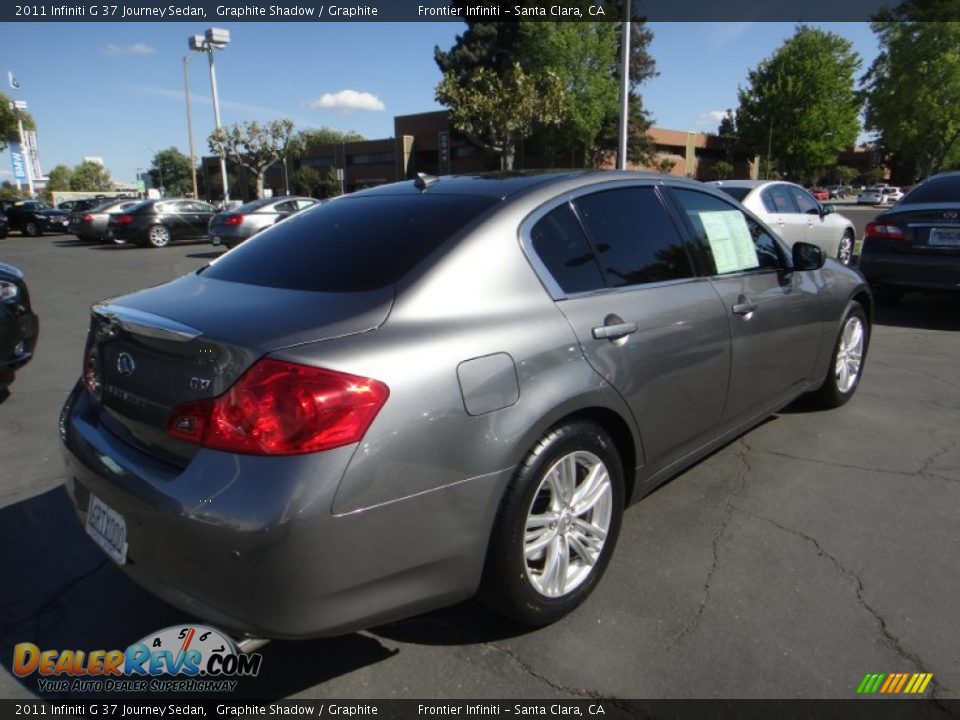 2011 Infiniti G 37 Journey Sedan Graphite Shadow / Graphite Photo #6