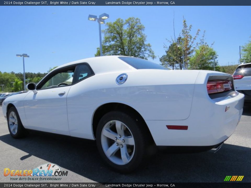 2014 Dodge Challenger SXT Bright White / Dark Slate Gray Photo #2