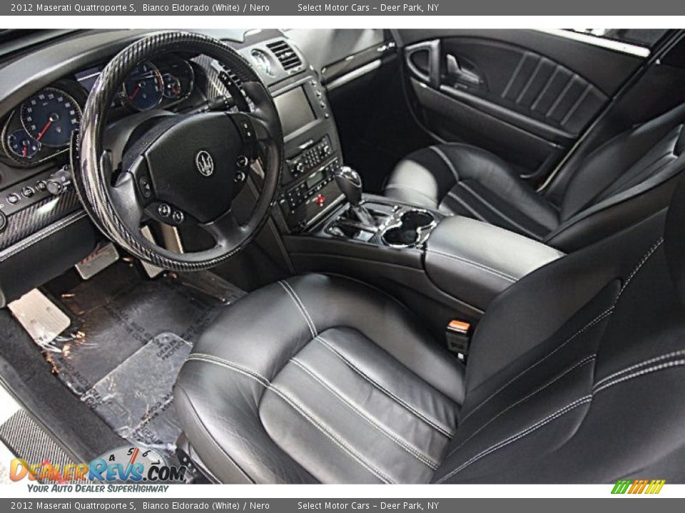2012 Maserati Quattroporte S Bianco Eldorado (White) / Nero Photo #9