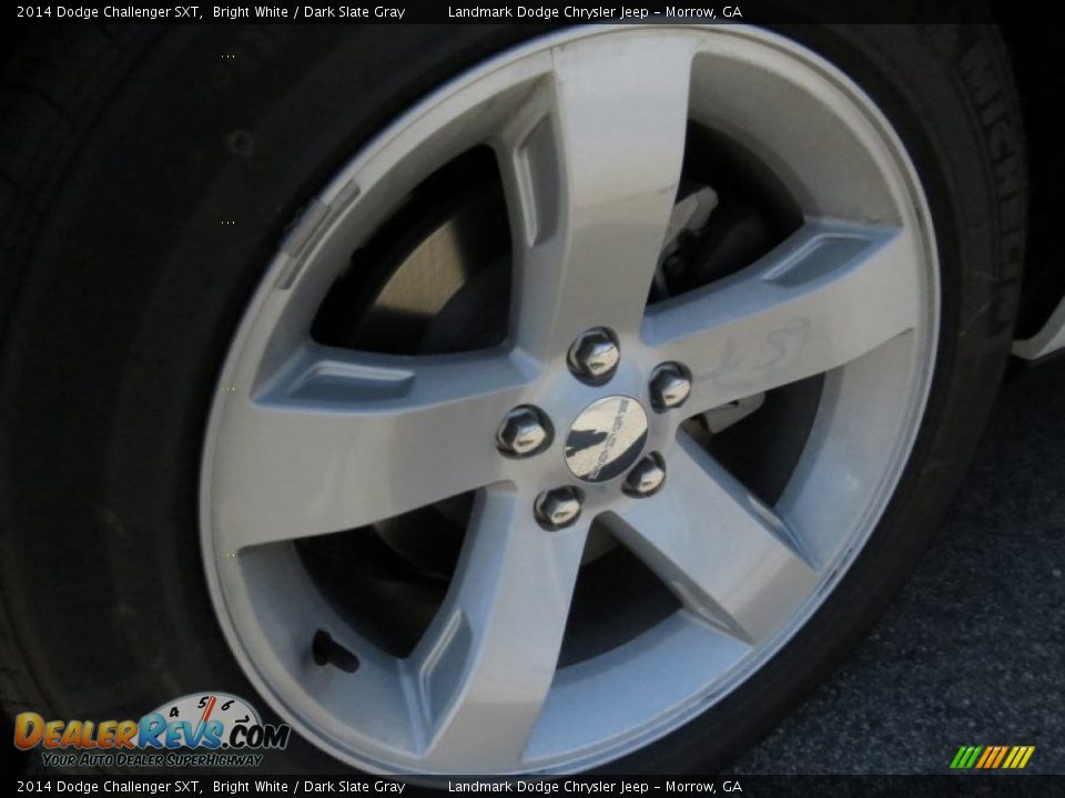 2014 Dodge Challenger SXT Bright White / Dark Slate Gray Photo #5