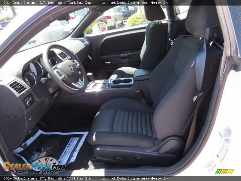 2014 Dodge Challenger SXT Bright White / Dark Slate Gray Photo #6