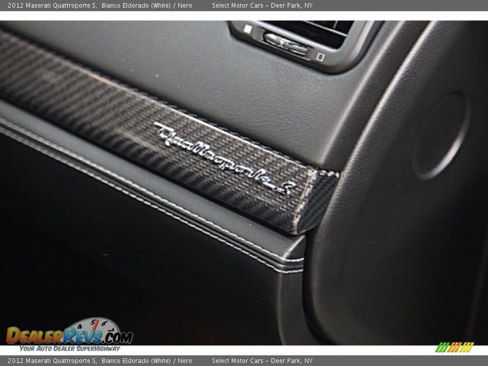 2012 Maserati Quattroporte S Bianco Eldorado (White) / Nero Photo #12