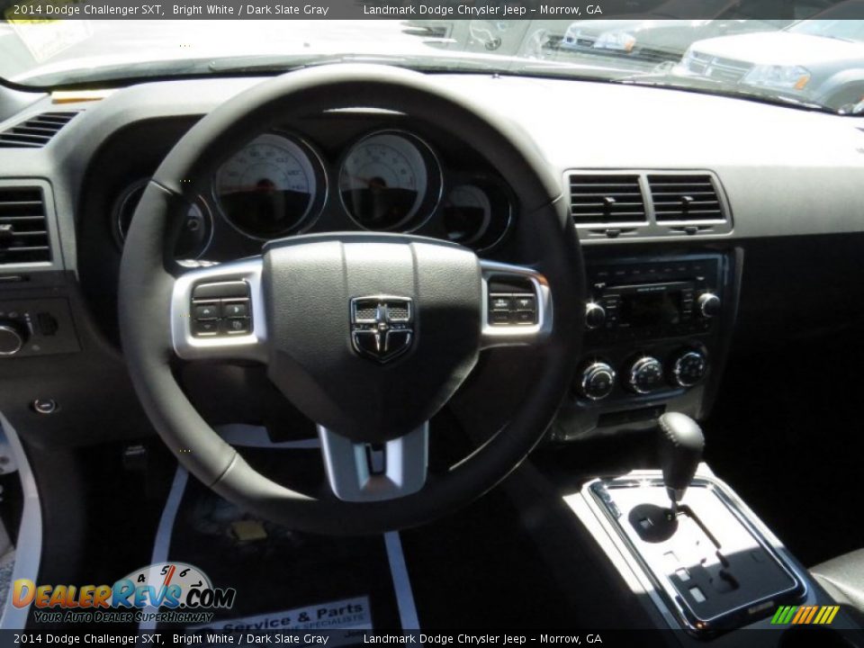 2014 Dodge Challenger SXT Bright White / Dark Slate Gray Photo #7