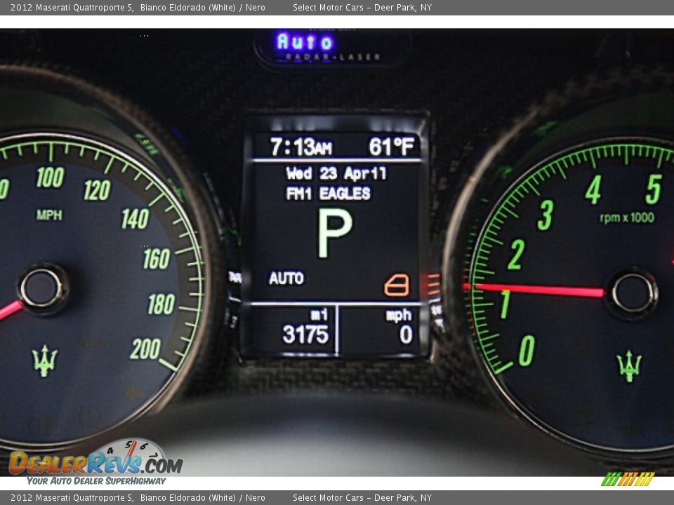 2012 Maserati Quattroporte S Bianco Eldorado (White) / Nero Photo #16