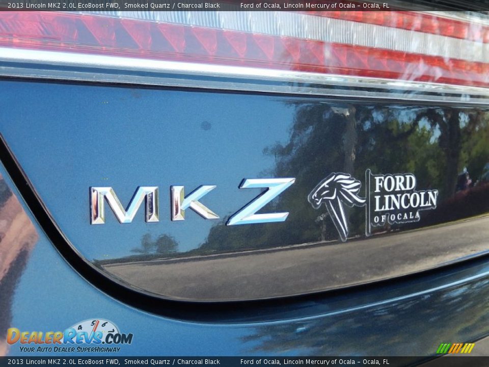 2013 Lincoln MKZ 2.0L EcoBoost FWD Smoked Quartz / Charcoal Black Photo #9