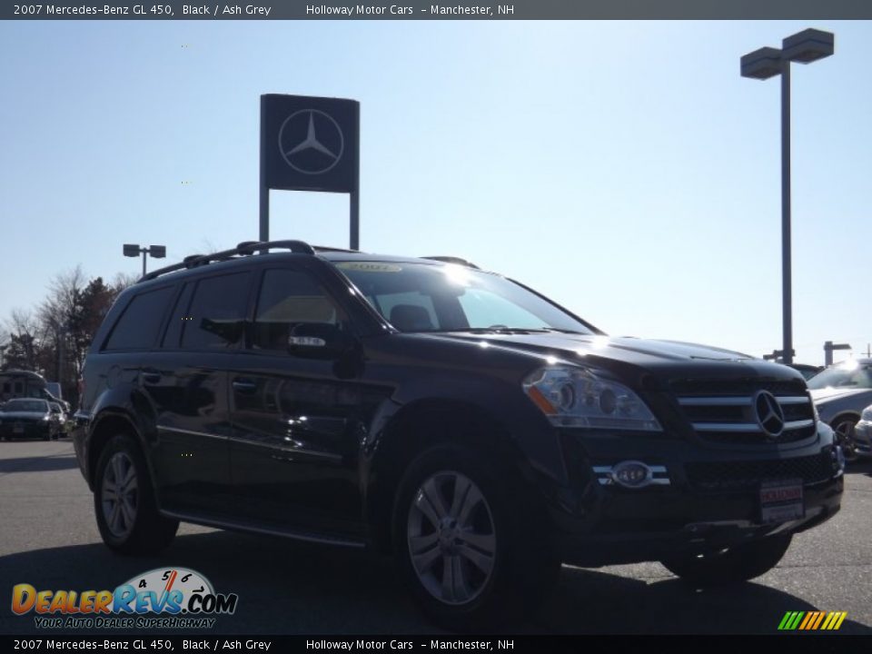 2007 Mercedes-Benz GL 450 Black / Ash Grey Photo #3
