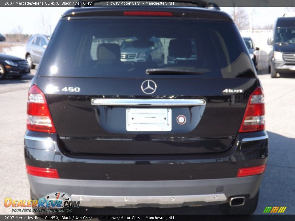 2007 Mercedes-Benz GL 450 Black / Ash Grey Photo #4