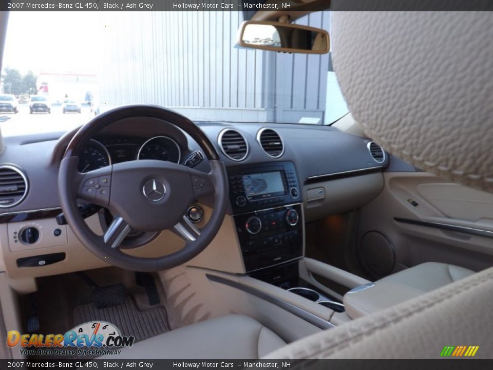 2007 Mercedes-Benz GL 450 Black / Ash Grey Photo #8