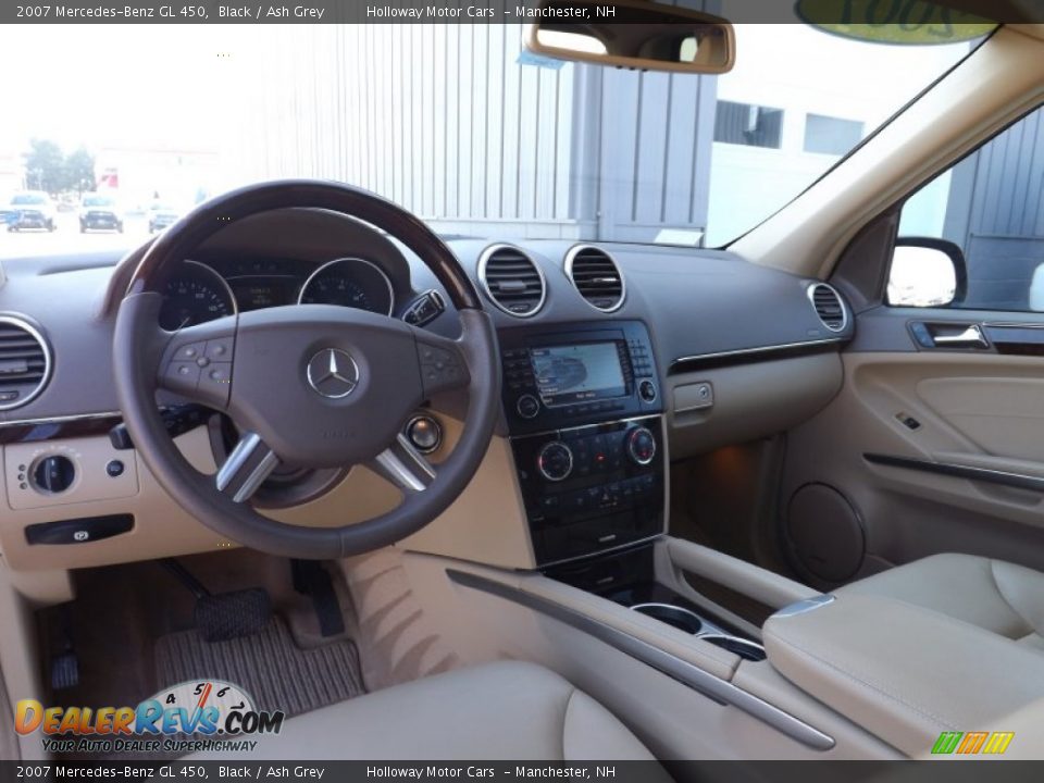2007 Mercedes-Benz GL 450 Black / Ash Grey Photo #9