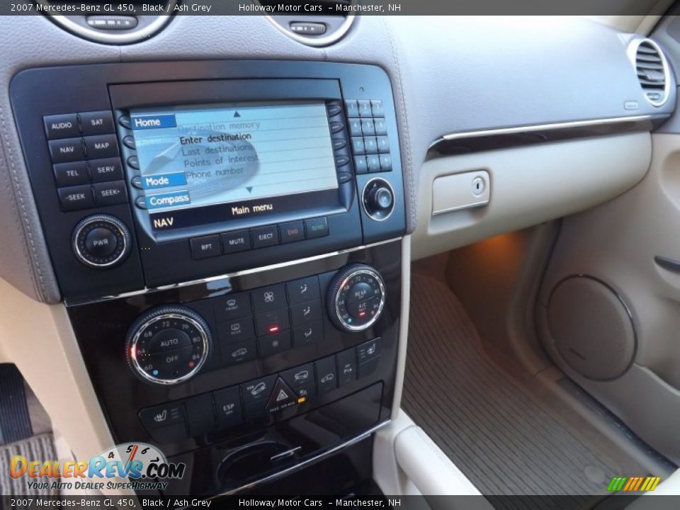 2007 Mercedes-Benz GL 450 Black / Ash Grey Photo #13