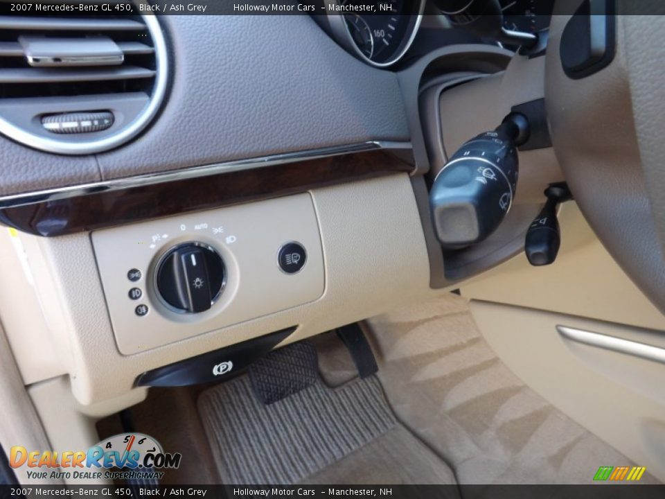 2007 Mercedes-Benz GL 450 Black / Ash Grey Photo #18