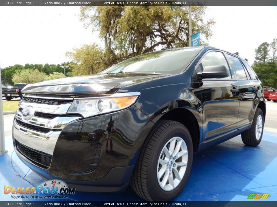 2014 Ford Edge SE Tuxedo Black / Charcoal Black Photo #1