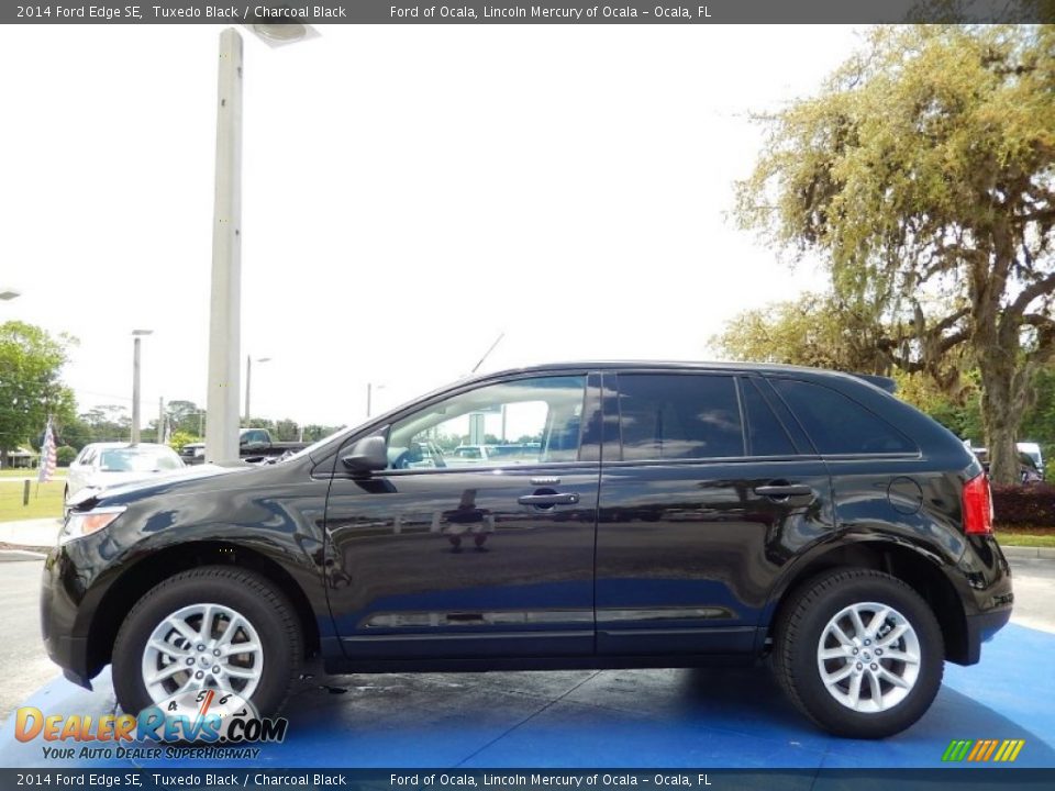2014 Ford Edge SE Tuxedo Black / Charcoal Black Photo #2
