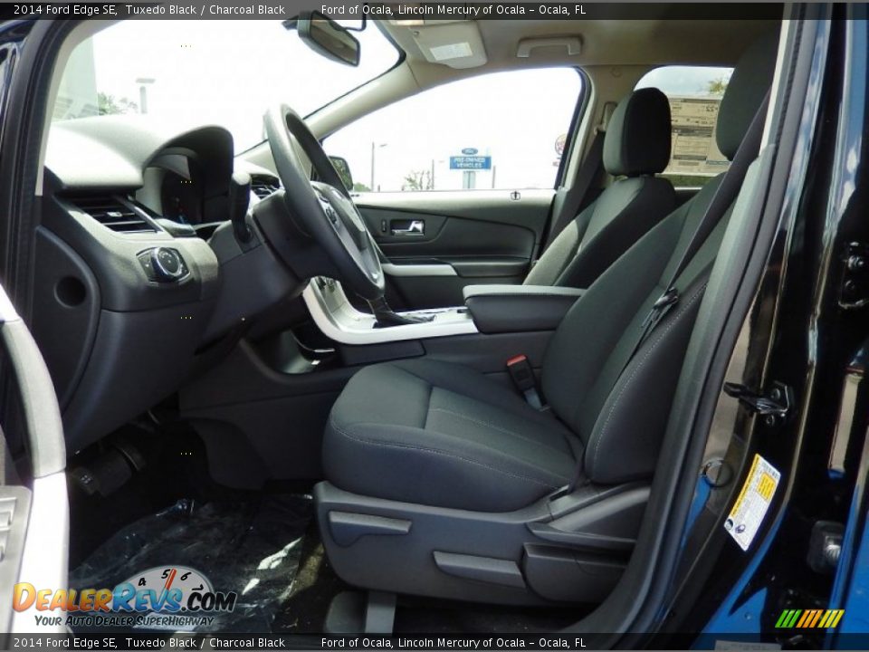 2014 Ford Edge SE Tuxedo Black / Charcoal Black Photo #6
