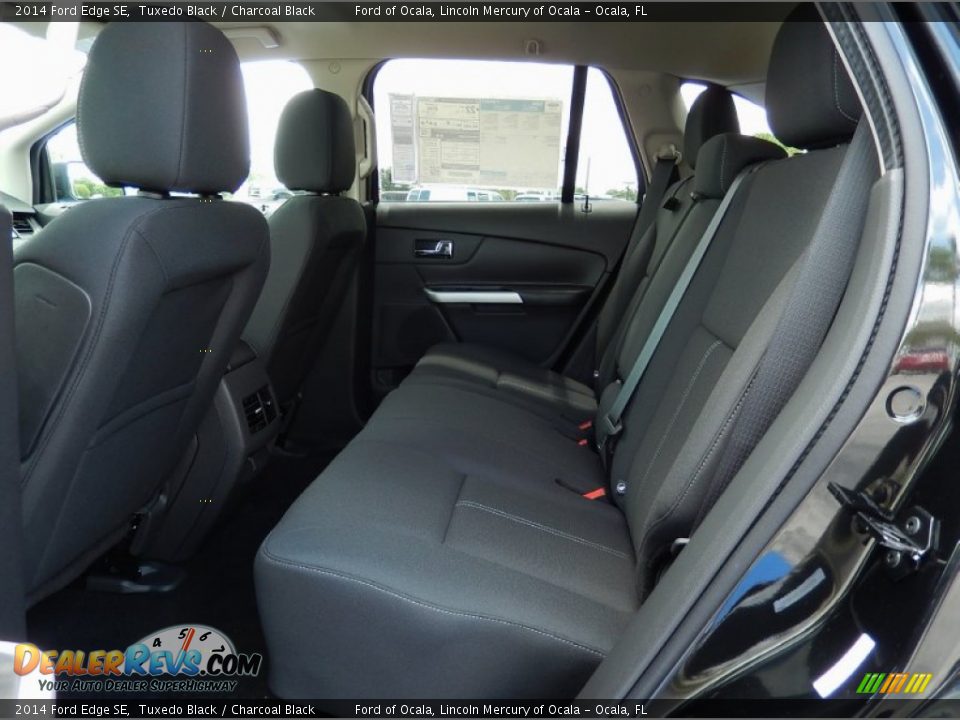 2014 Ford Edge SE Tuxedo Black / Charcoal Black Photo #7