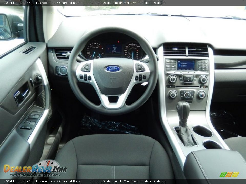 2014 Ford Edge SE Tuxedo Black / Charcoal Black Photo #8