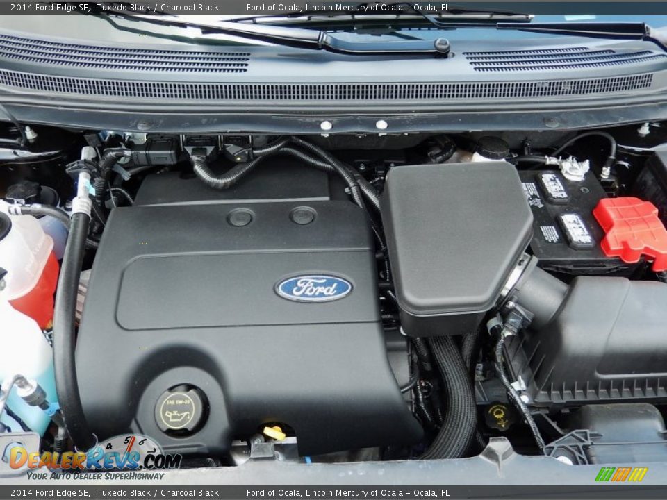 2014 Ford Edge SE Tuxedo Black / Charcoal Black Photo #11