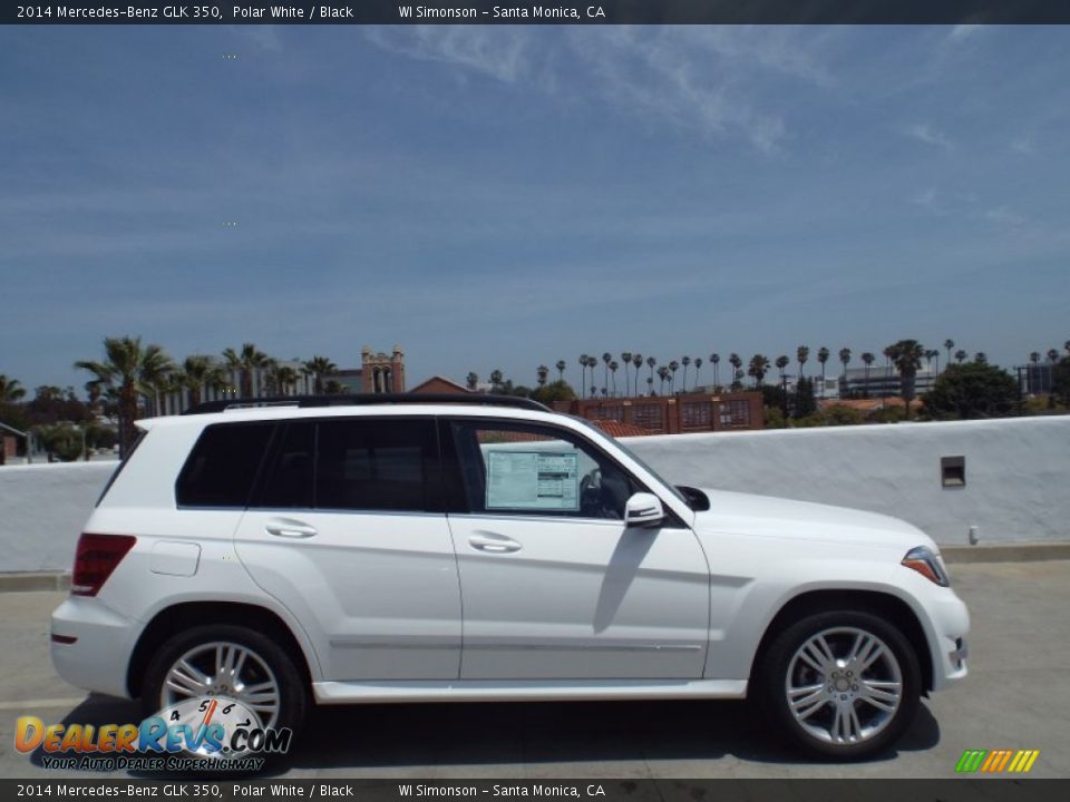 2014 Mercedes-Benz GLK 350 Polar White / Black Photo #3