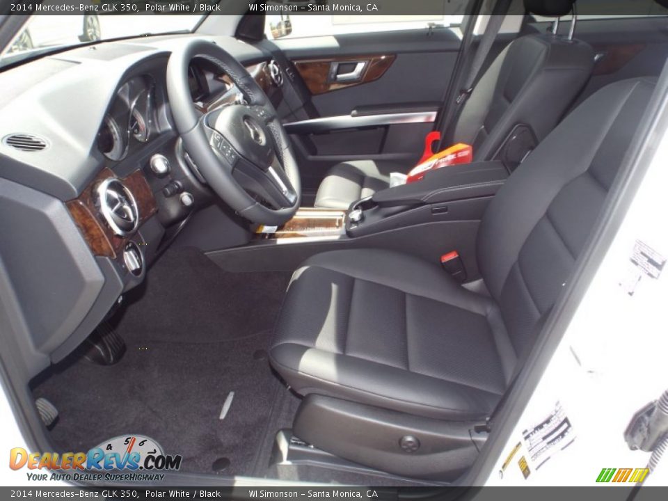2014 Mercedes-Benz GLK 350 Polar White / Black Photo #7