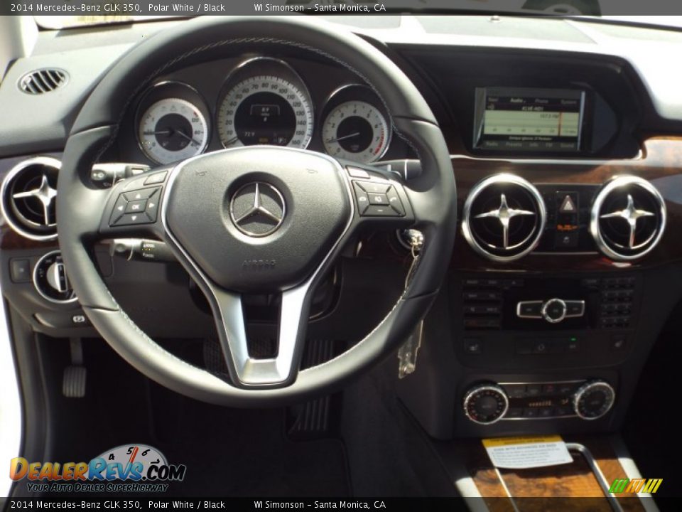 2014 Mercedes-Benz GLK 350 Polar White / Black Photo #9