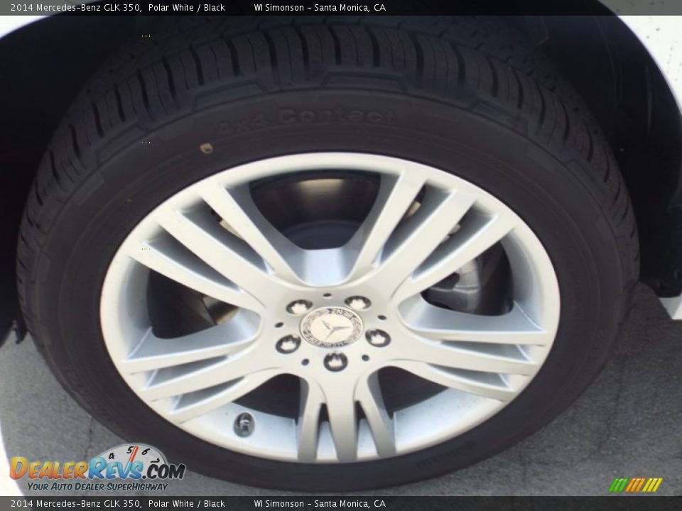 2014 Mercedes-Benz GLK 350 Polar White / Black Photo #10