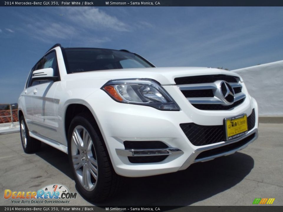 2014 Mercedes-Benz GLK 350 Polar White / Black Photo #11