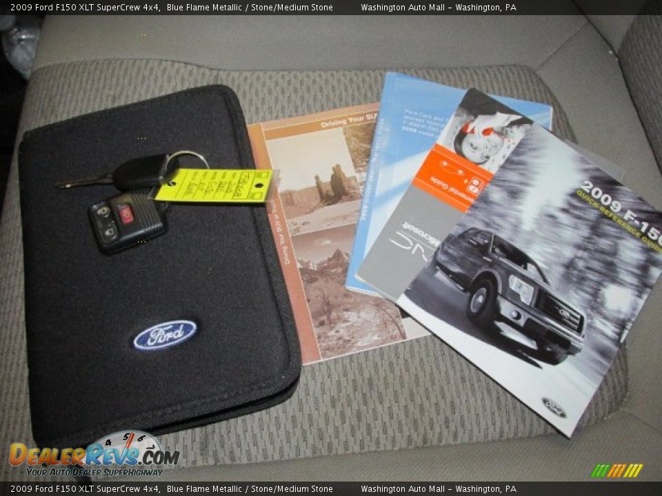 2009 Ford F150 XLT SuperCrew 4x4 Blue Flame Metallic / Stone/Medium Stone Photo #18