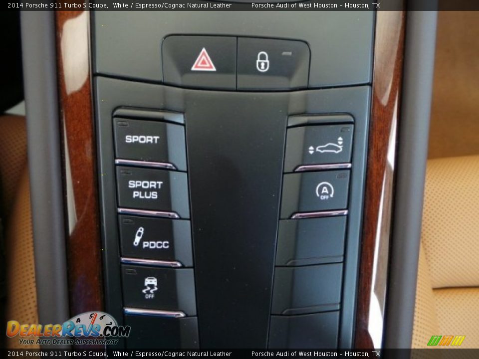 Controls of 2014 Porsche 911 Turbo S Coupe Photo #21