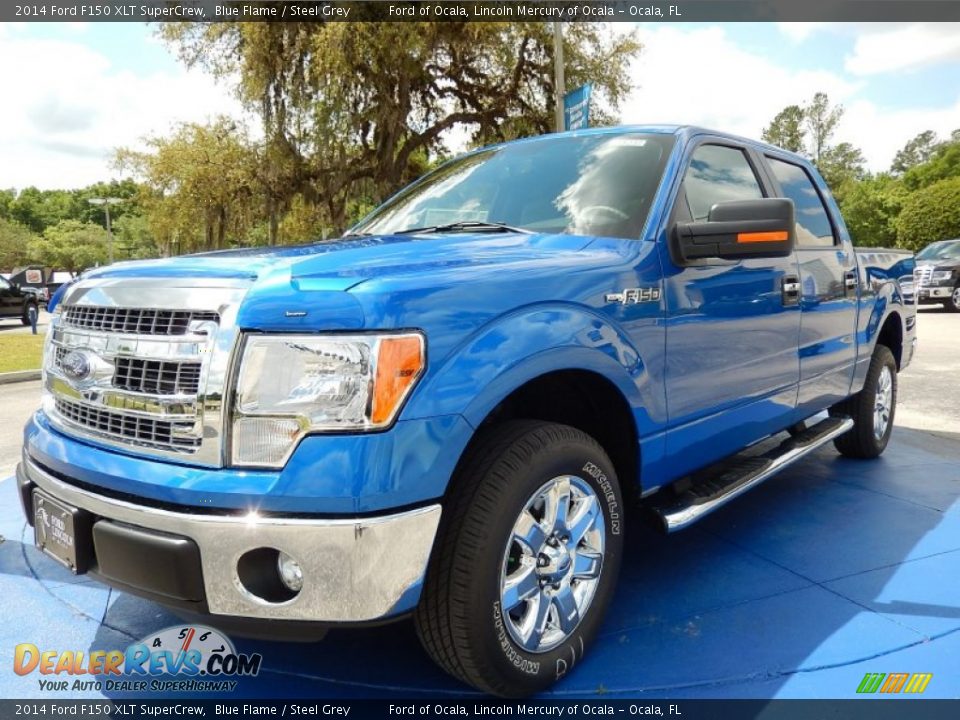 Front 3/4 View of 2014 Ford F150 XLT SuperCrew Photo #1