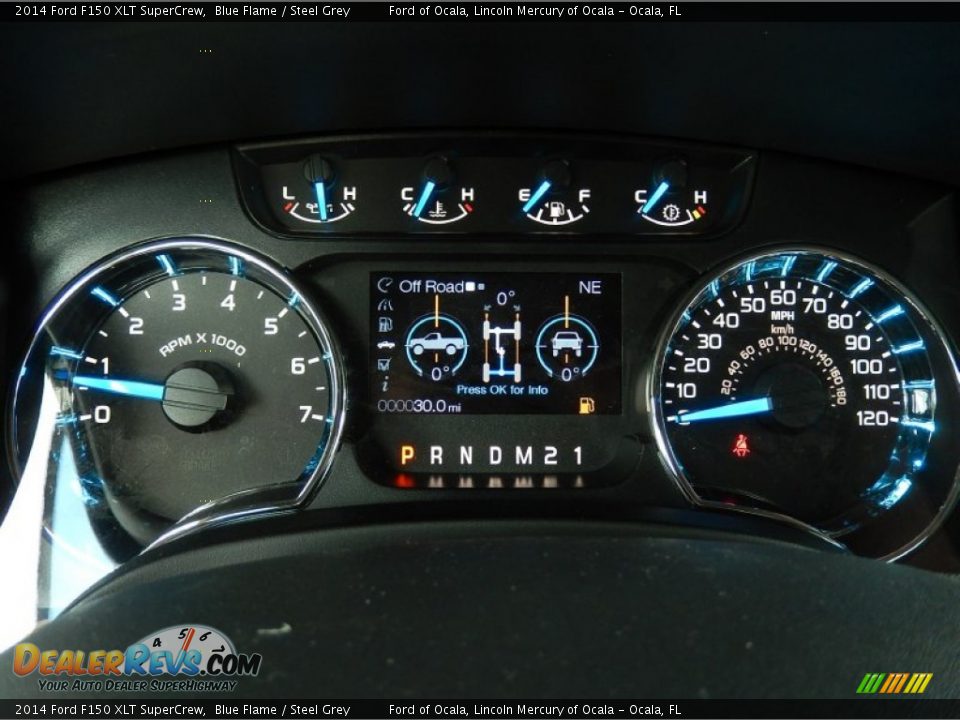 2014 Ford F150 XLT SuperCrew Gauges Photo #9