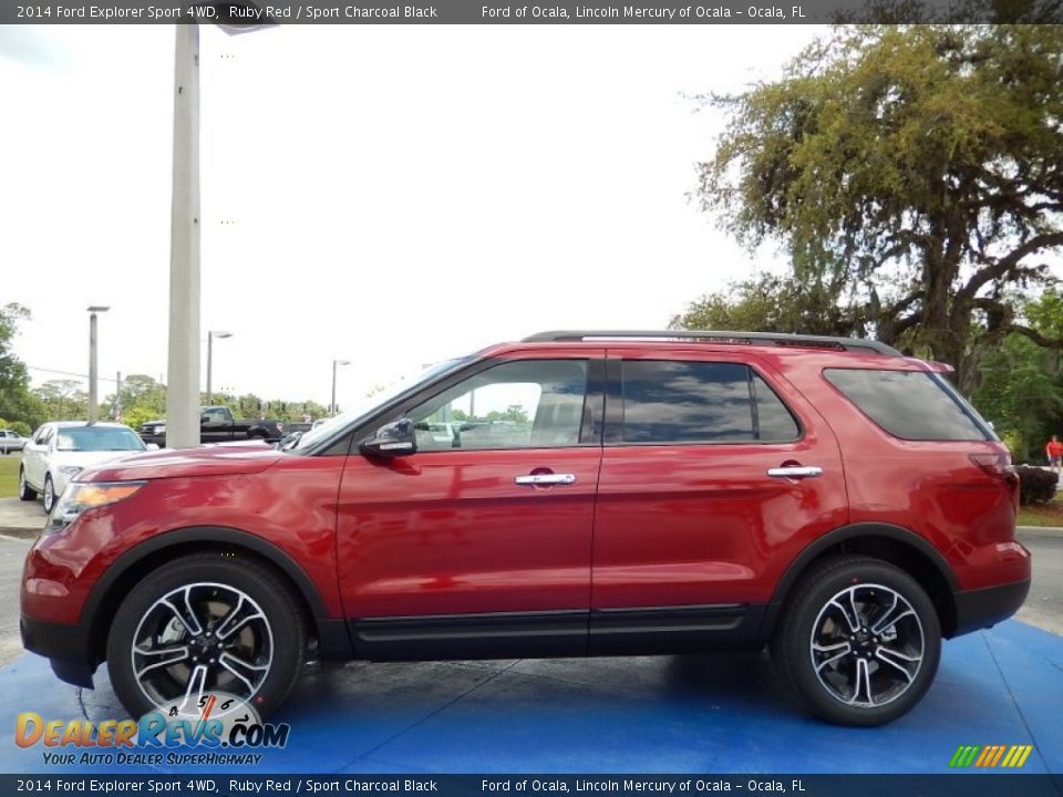 Ruby Red 2014 Ford Explorer Sport 4WD Photo #2