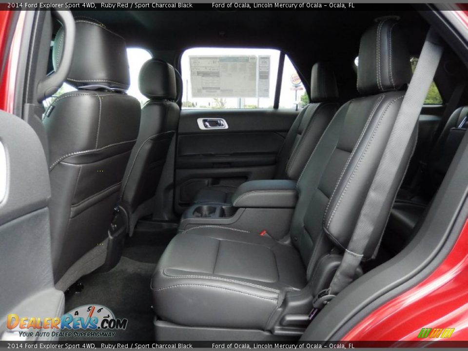 Rear Seat of 2014 Ford Explorer Sport 4WD Photo #7