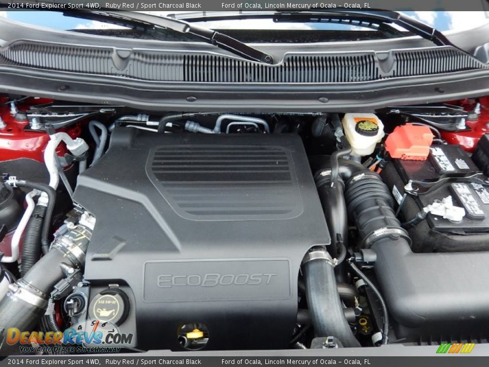 2014 Ford Explorer Sport 4WD 3.5 Liter EcoBoost DI Twin-Turbocharged DOHC 24-Valve Ti-VCT V6 Engine Photo #12