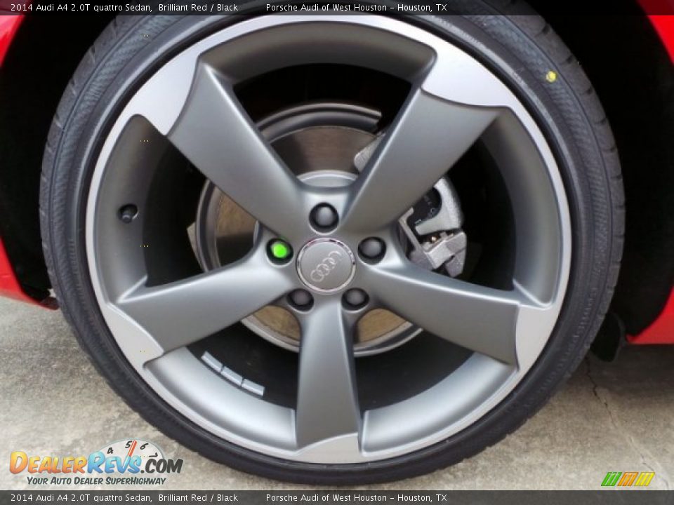 2014 Audi A4 2.0T quattro Sedan Brilliant Red / Black Photo #7