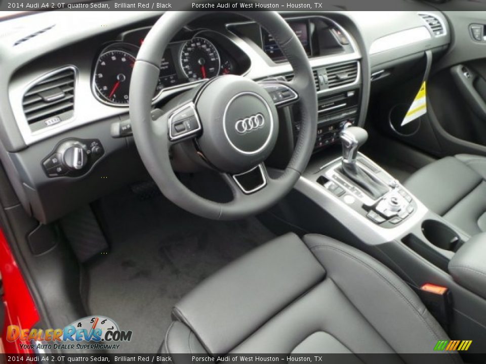 2014 Audi A4 2.0T quattro Sedan Brilliant Red / Black Photo #9