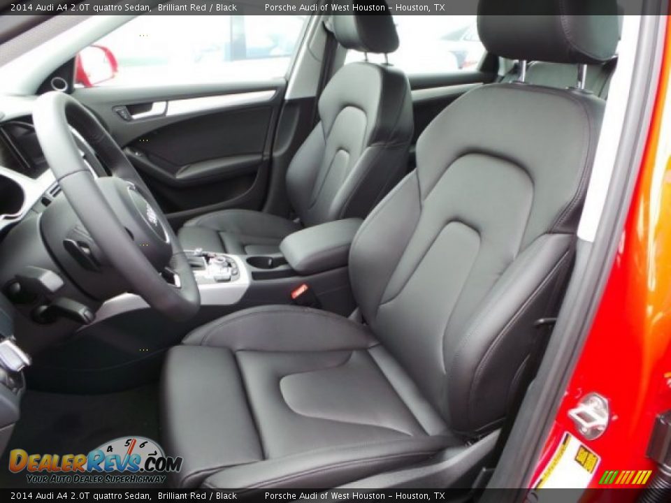 2014 Audi A4 2.0T quattro Sedan Brilliant Red / Black Photo #10