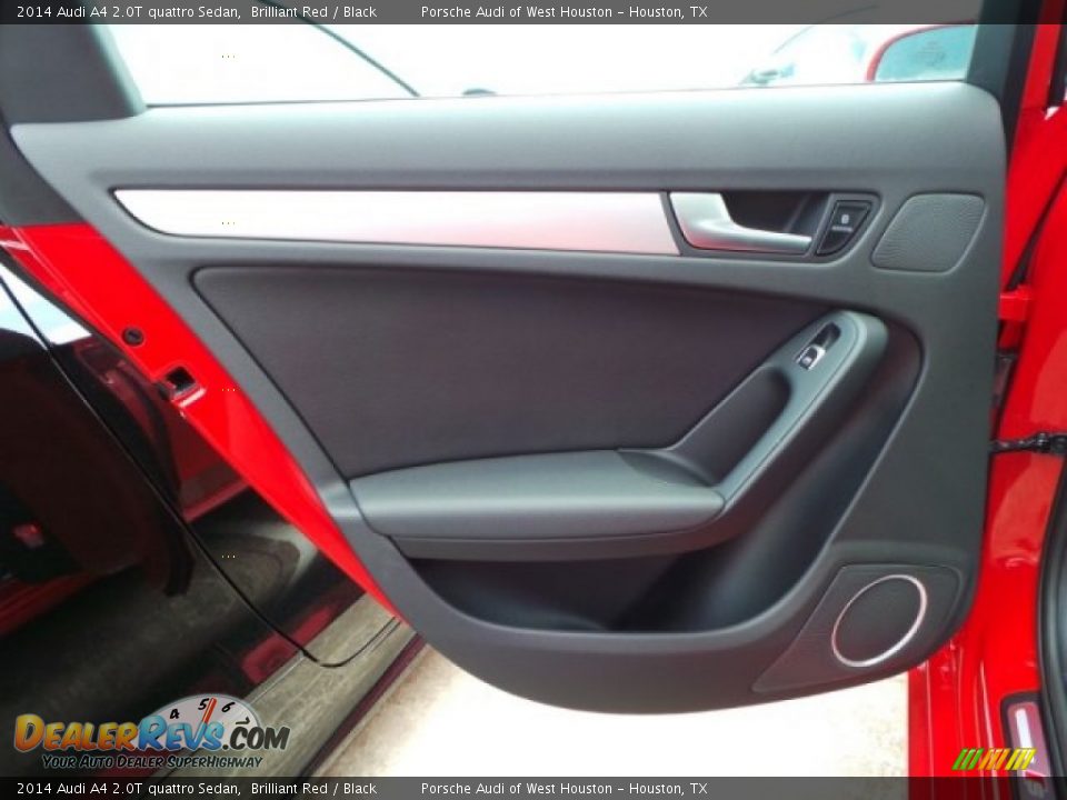 2014 Audi A4 2.0T quattro Sedan Brilliant Red / Black Photo #23