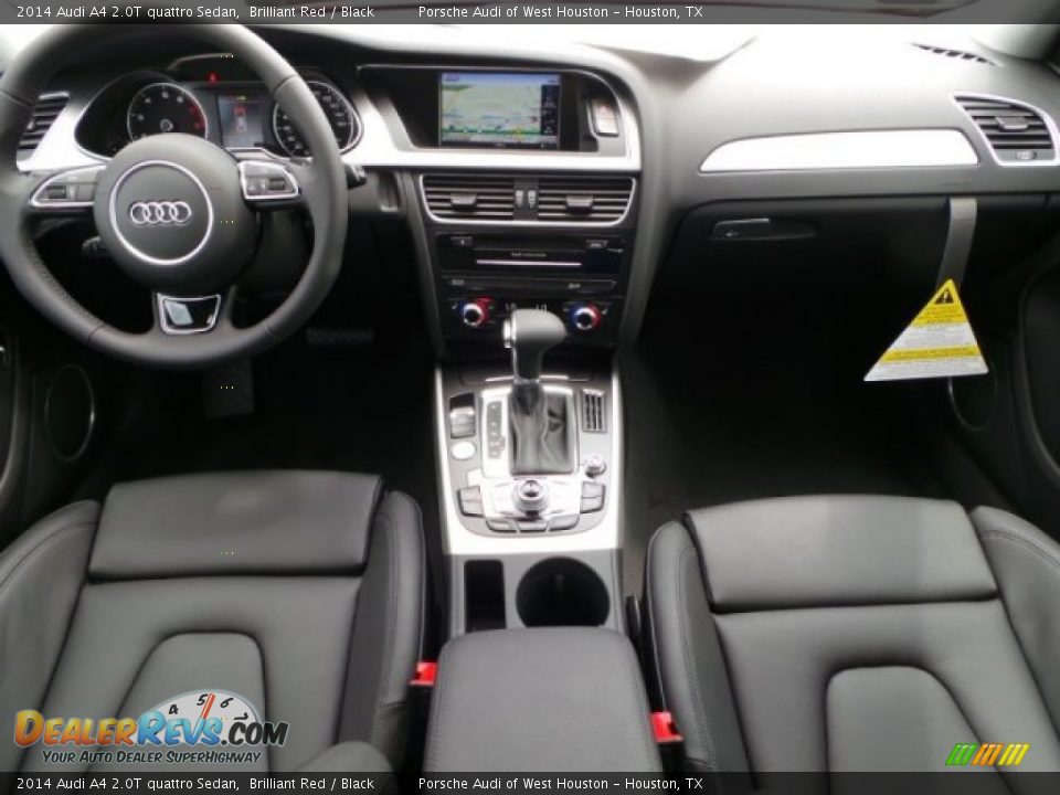 2014 Audi A4 2.0T quattro Sedan Brilliant Red / Black Photo #26