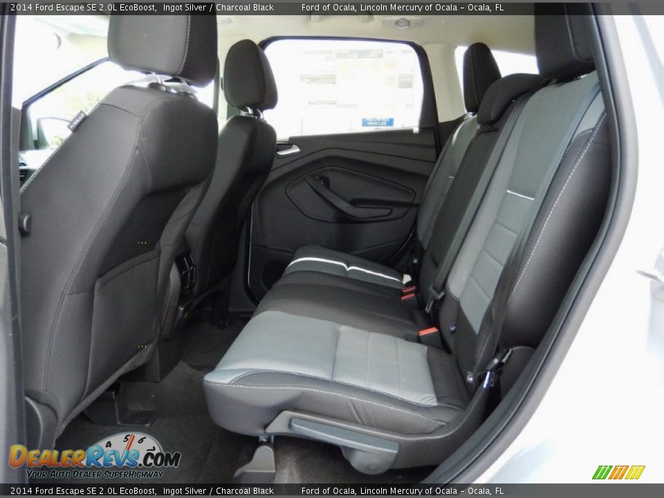 2014 Ford Escape SE 2.0L EcoBoost Ingot Silver / Charcoal Black Photo #7