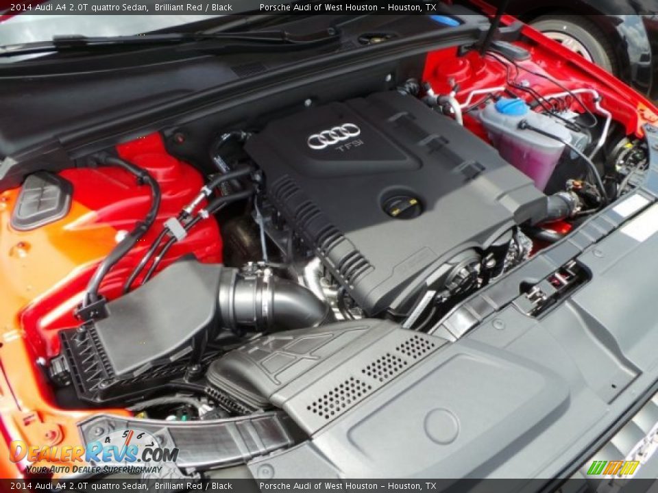 2014 Audi A4 2.0T quattro Sedan Brilliant Red / Black Photo #29