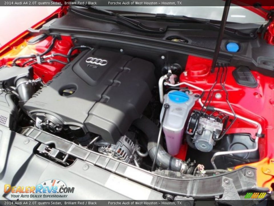 2014 Audi A4 2.0T quattro Sedan Brilliant Red / Black Photo #30