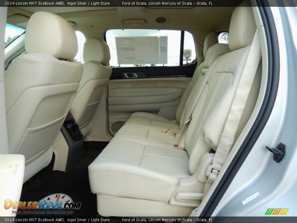 Rear Seat of 2014 Lincoln MKT EcoBoost AWD Photo #7