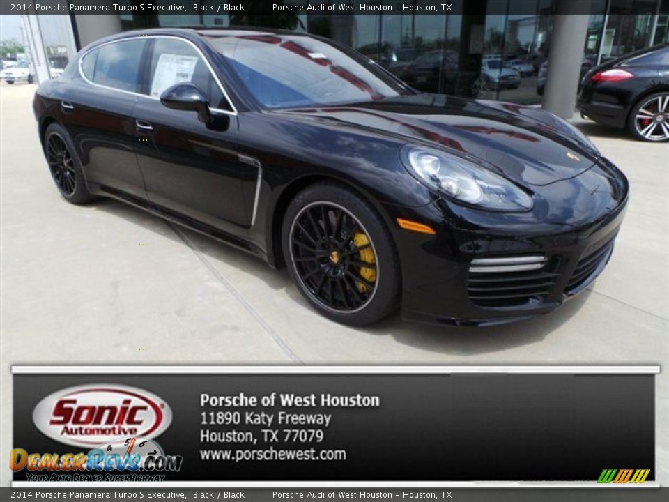 2014 Porsche Panamera Turbo S Executive Black / Black Photo #1