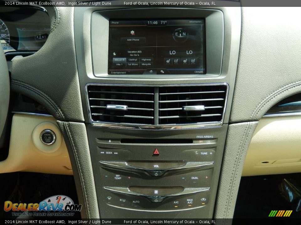 Controls of 2014 Lincoln MKT EcoBoost AWD Photo #12