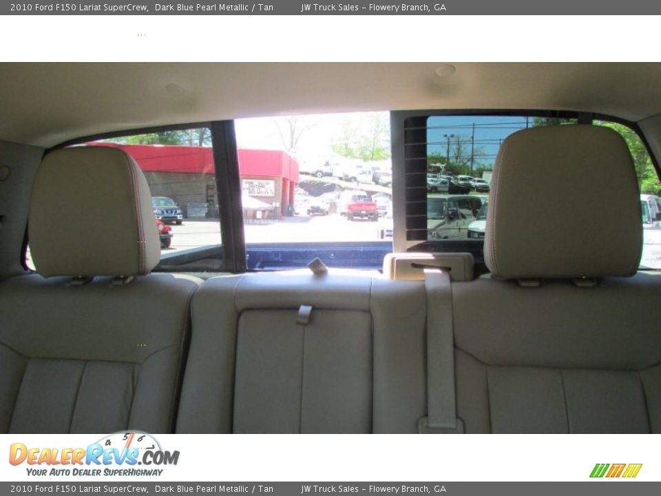 2010 Ford F150 Lariat SuperCrew Dark Blue Pearl Metallic / Tan Photo #29