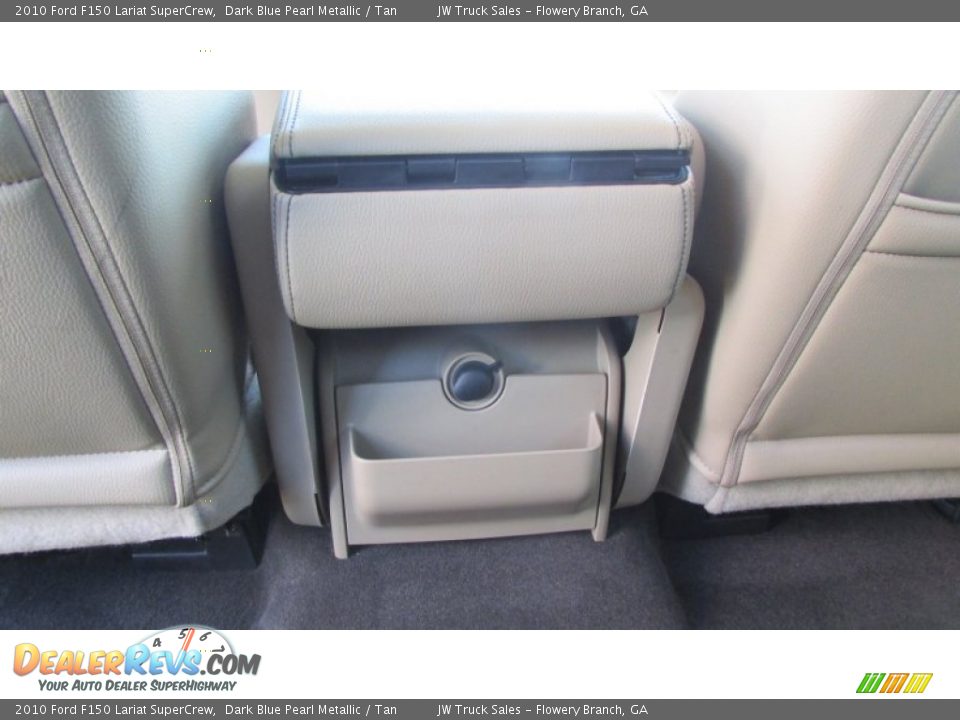 2010 Ford F150 Lariat SuperCrew Dark Blue Pearl Metallic / Tan Photo #33