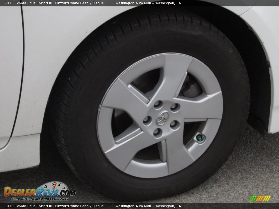 2010 Toyota Prius Hybrid III Blizzard White Pearl / Bisque Photo #7
