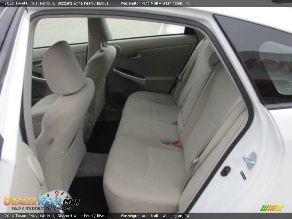 2010 Toyota Prius Hybrid III Blizzard White Pearl / Bisque Photo #15