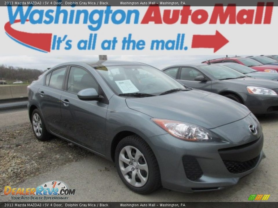 2013 Mazda MAZDA3 i SV 4 Door Dolphin Gray Mica / Black Photo #1